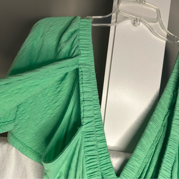 Free People FP Beach La La Tiered Maxi Dress Women Size Small S Green Summer - Picture 15 of 16